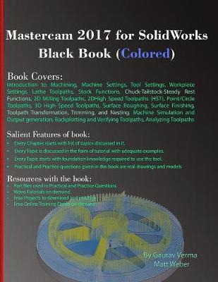 Libro Mastercam 2017 For Solidworks Black Book (colored) ...