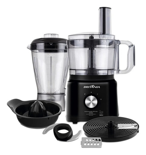 Multiprocessador All In One Bmp900p 5 Em 1 Britânia 127v Preto