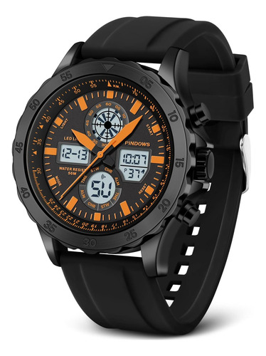 Pinidous Reloj Para Hombre Relojes Deportivos Militares De