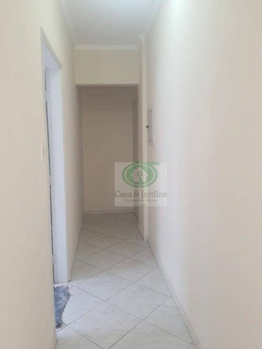 Imagem 7 de 18 de Apartamento 2 Dormitórios - Prédio C/ Elevador, Frente E Vista Livre, Garagem Demarcada - R$ 2.100, - Campo Grande - Santos - Ap6617