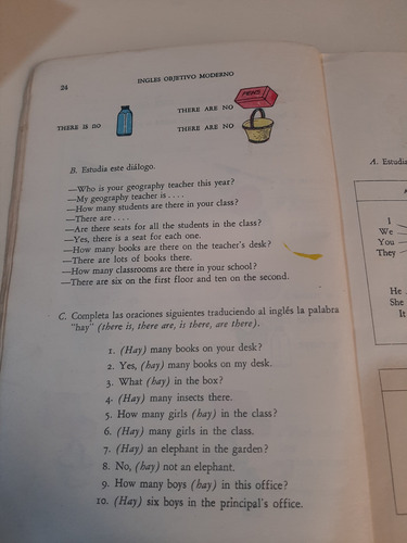 Ingles Objetivo Moderno Segundo Curso - Carmen O. Fernandez (Usado)