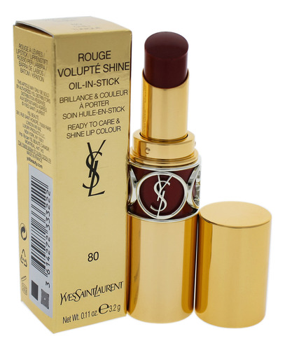 Lápiz Labial Yves Saint Laurent Rouge Volupte Shine 80 Chili