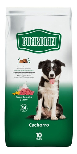Alimento Para Perro Guardian Cachorro Carne Y Cereales 10 Kg