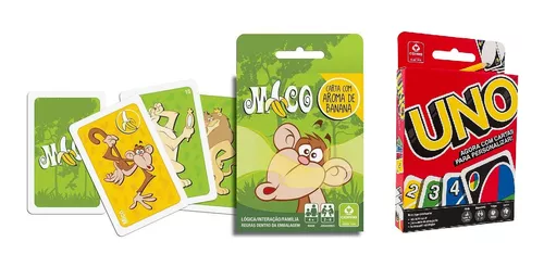 Kit de Jogos de Cartas Uno Original + Jogo de Cartas Mico Copag