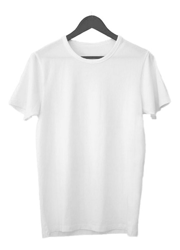 5 Camisetas Branca100% Poliéster Ideal P/ Sublimação Atacado