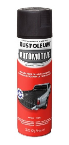 Pintura En Aerosol Para Caja De Camioneta, Negro Mate