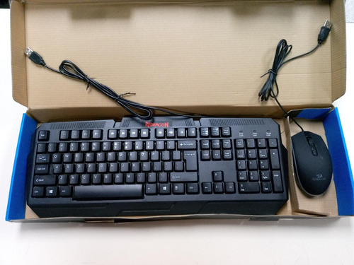 Combo Teclado Y Mouse Gaming Usb Redragon Km-809 Rgb Gamer