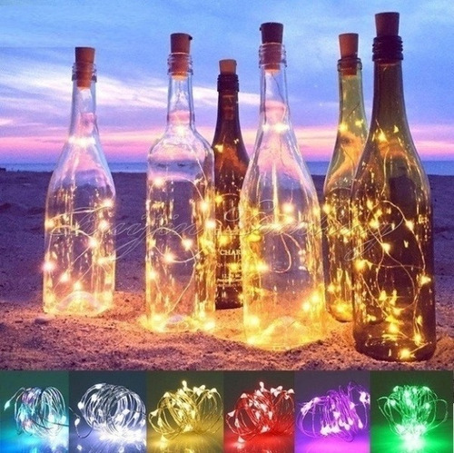 Tapón De Corcho Led Light Fairy Para Botellas, 45 Unidades [