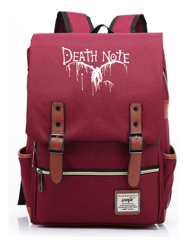 Mochila Escolar Manga Death Note Para Estudiantes Jóvenes Pa