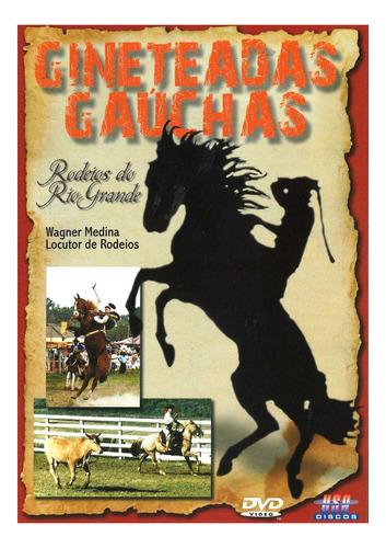 Dvd Gineteadas Gaúchas - Rodeio Rs - Música Regional