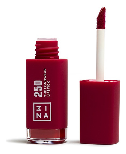 The Longwear Lipstick 250 Acabado Mate Color Rosa Oscuro Cálido