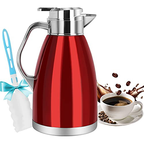 61 Carafe De Café Termal Oz,1.8l De Acero Inoxidable Yxt4y