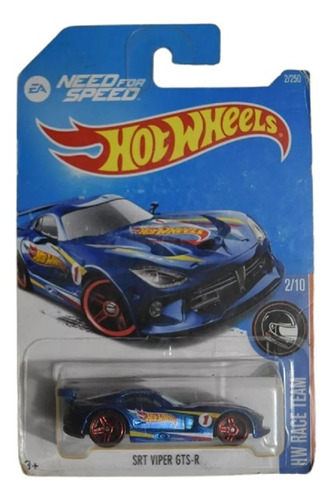 Hot Wheels Srt Viper Gts-r #2 Need For Speed Unico! Nuevo!