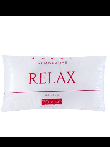 Almohada Premium Relax 70cm X 40cm, Hipoalergénicas 