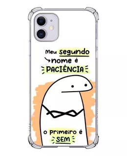 Capa Capinha Anti Shock Personalizada Florks Sem Paciência