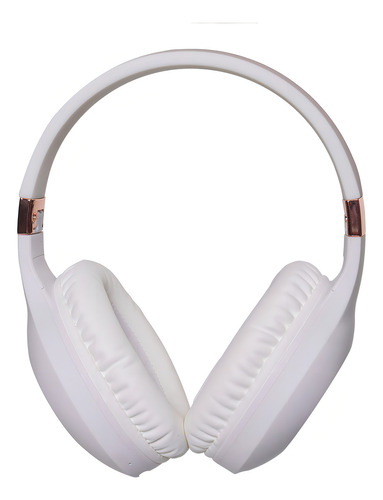 Producto Generico - Auriculares Bluetooth Sobre La Oreja, A. Color Blanco/oro Rosa