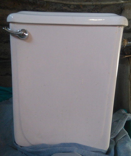 Estanque Wc, Loza, Color Blanco / Con Tapa, Usado (Usado)