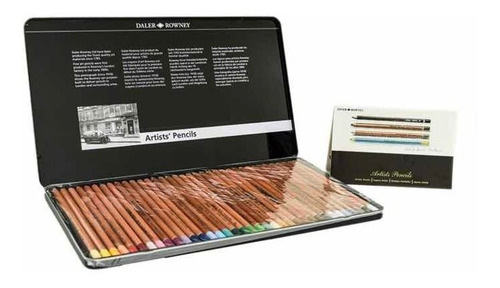 Imagen 2 de 2 de Lápiz Pastel Daler & Rowney Estuche Con 36 Piezas
