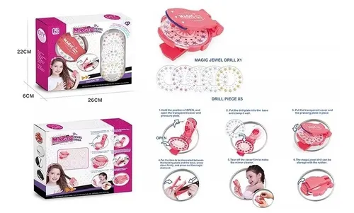Kit para máquina encoladora de pelo con diamantes de imitación, accesorio para blogueros