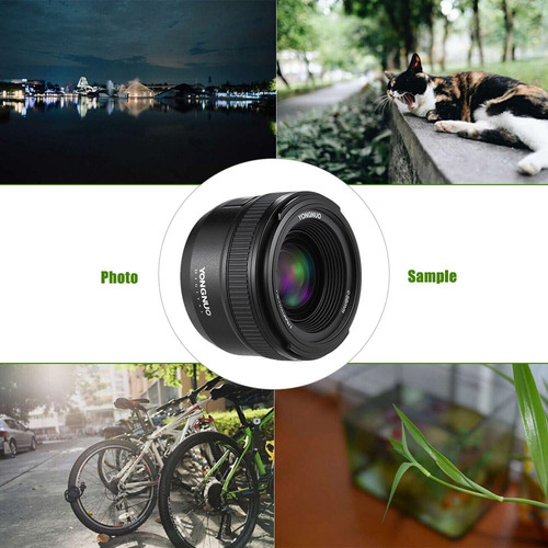 Lente Marca Yongnuo Yn35mm F2 1:2 Para Cámaras Nikon Dslr