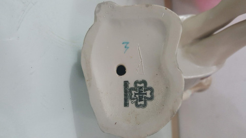 Figura Porcelana Española Nalda No Lladró Sello Grande Mujer (Usado)