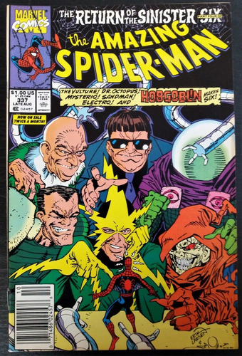 Hq The Amazing Spider-man #337 Importada Nova Impecável