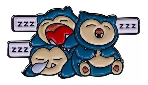 Pins Snorlax / Pokémon / Broches Metálicos (pines)