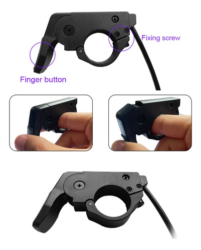 G5 Crystally-ebike Throttle, Acelerador De Pulgar De Desmont