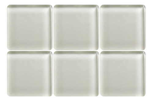 Mosaico Para Alberca Cristalo Vitreo 2.5x2.5cm 2mts2 Blanco