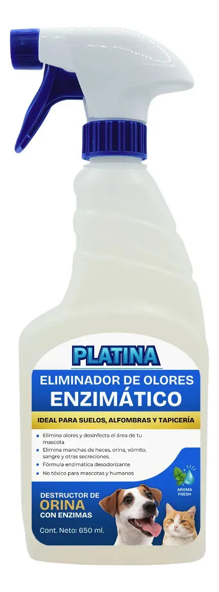 Platina Limpiador Enzimático De Orina Y Eliminador De Olores
