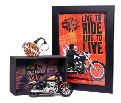 Miniatura Harley-davidson 2007 Xl 1200n Nightster - 1:18 S31