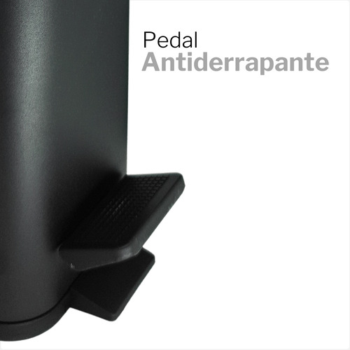 Lixeira 5 Litros Em Inox Com Pedal Styllus Slim Banheiro
