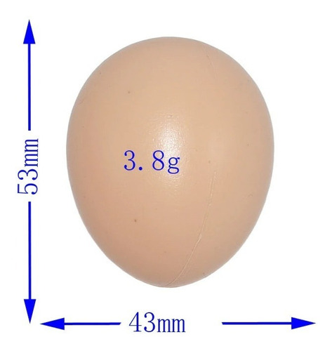 5 Huevos Plásticos Falsos De Gallina Realistas Juego