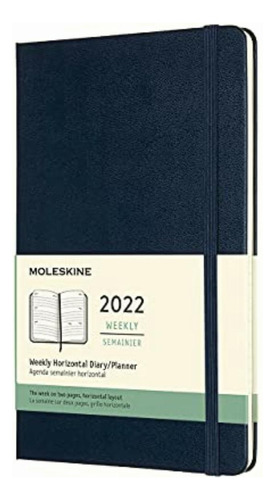 Moleskine Agenda Semanal Clásica De 12 Meses 2022, Tapa