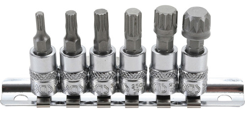 Juego De 6 Piezas De Dados Con Punta 1/4 Xzn, M4 - M12 Bgs