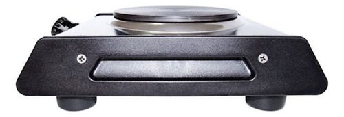 Fogão Cooktop Mesa Elétrico 1 Placa 1000w Aço Inoxidável Cor Cinza 110v