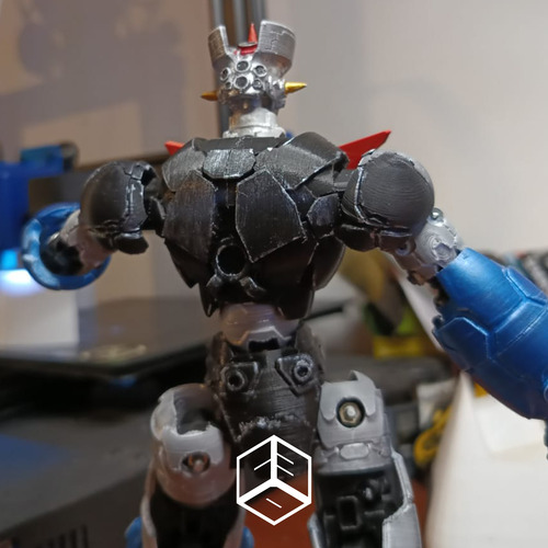 Mazinger Z Articulado + Base - Figura De Acción - Central3d