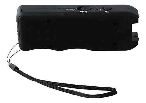 Repelente De Perros Ultrasónico Luminoso Portátil Negro Para