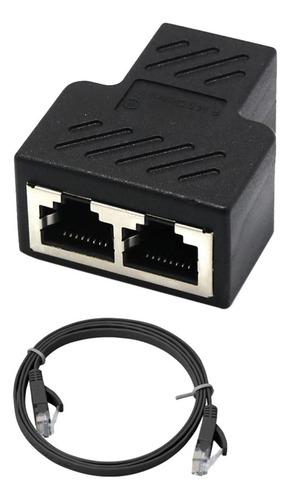 Adaptador Divisor Cable De Ethernet Accesorios Para Pc