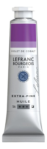 Tinta Óleo Extra Fine Lefranc & Bourgeois 40ml S6 Óleo 606 Cobalt Violet