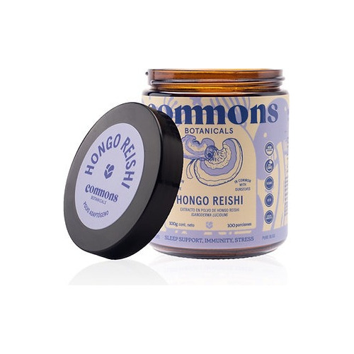 Hongo Adaptógeno Reishi 80g Commons Polvo 100% Orgánico