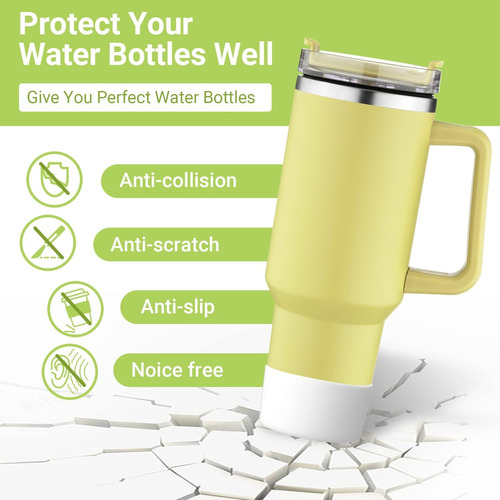 Stanley Quencher 40oz Vaso Taza Mug Termo Con Funda Y Asa Rosa - Gris Quencher (Usado)