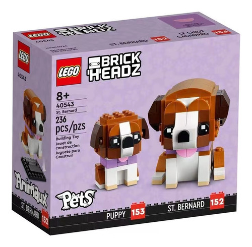 Lego Brickheadz Pets  San Bernardo / St. Bernard  Set  40543
