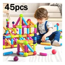 Comprar Juego De Bloques Magnéticos De Construcción Para Niños