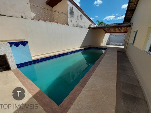 Imagem 17 de 30 de Casa Nova 3 Dormitórios Com Piscina A 200 Metros Da Praia À Venda Em Itanhaém , São Paulo , Bairro Cibratel - Ca00662 - 69909547