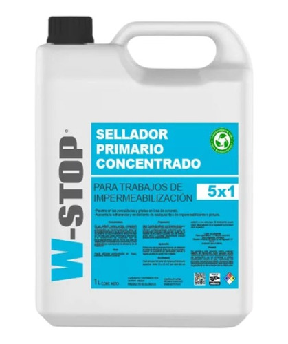 Sellador W-stop Primario Concentrado Galon Impermeabilizar