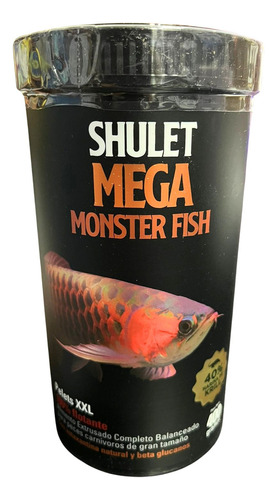 Alimento Mega Monster Fish 400 Gr Shulet Carnívoros Acuario