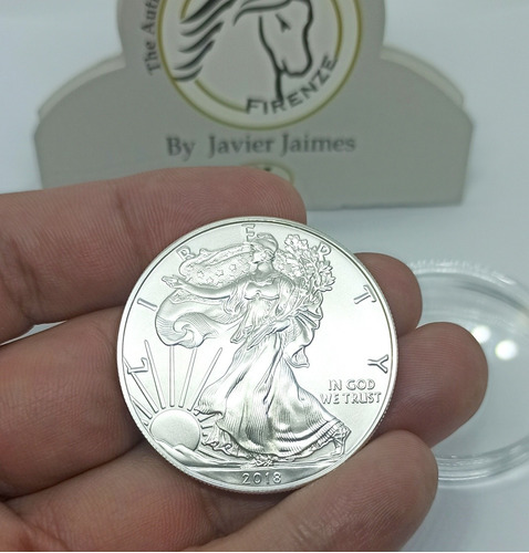 Moneda Liberty 1 Onza Plata 999 Fine Silver 2018