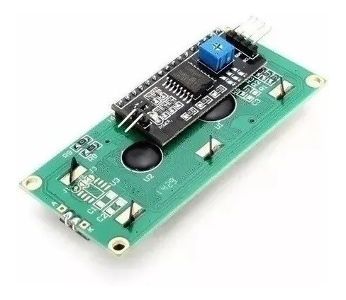 50 X Display Lcd 16x2 1602 Fundo Azul Com Modulo I2c Soldado