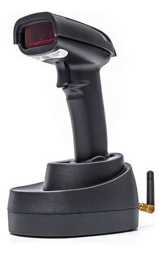 Lector de códigos de barras inalámbrico láser Boletus And Danfe, color negro, tipo USB/RS-232, conector de cable de 5 V